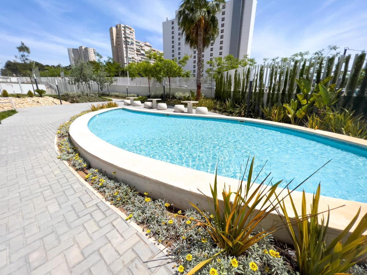 Ferienwohnung Sunset Waves 3 Benidorm Exterior foto